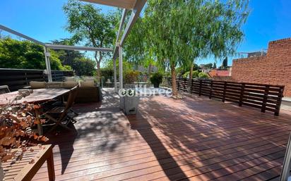 Terrace of Single-family semi-detached for sale in  Barcelona Capital  with Air Conditioner, Terrace and Swimming Pool