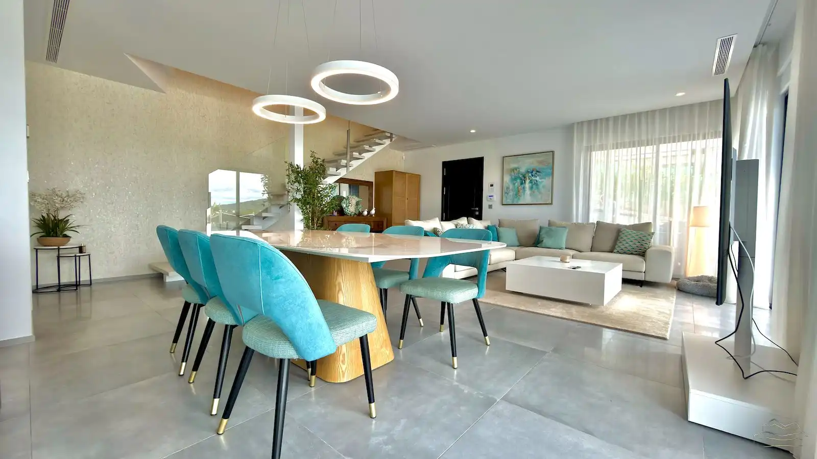 Dining room of Houses for sale in Jávea / Xàbia  with Air Conditioner, Heating and Private garden