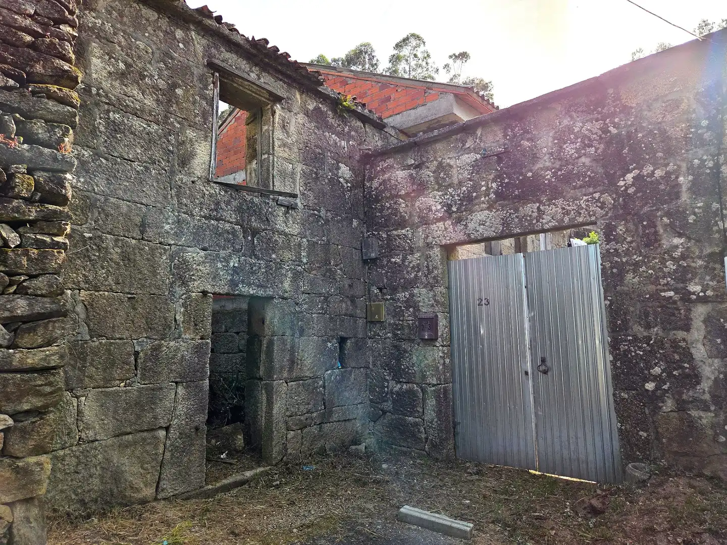 Vista exterior de Finca rústica en venta en Meis con Jardín privado y Terraza