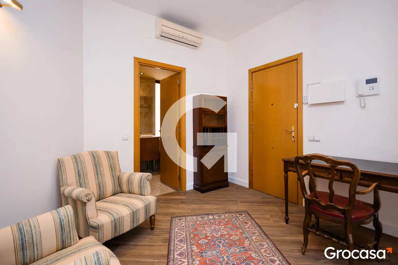 Sala d'estar de Dúplex en venda en Barcelona amb Aire condicionat, Calefacció i Terrassa