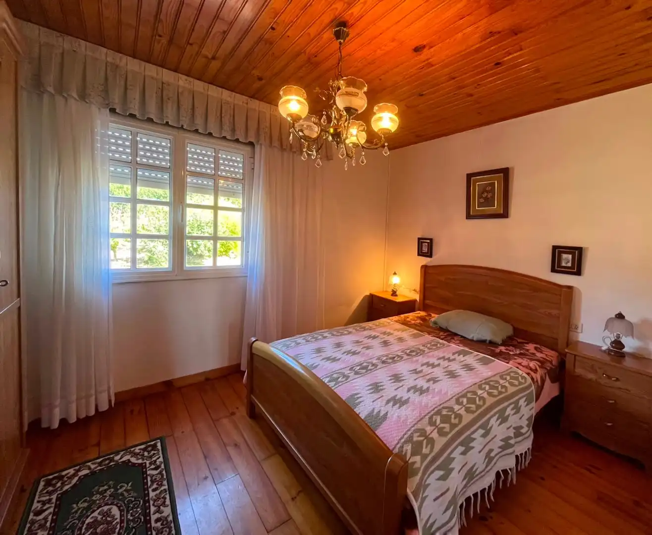 Bedroom of Houses for sale in Vilasantar  with Private garden, Parquet flooring and Furnished