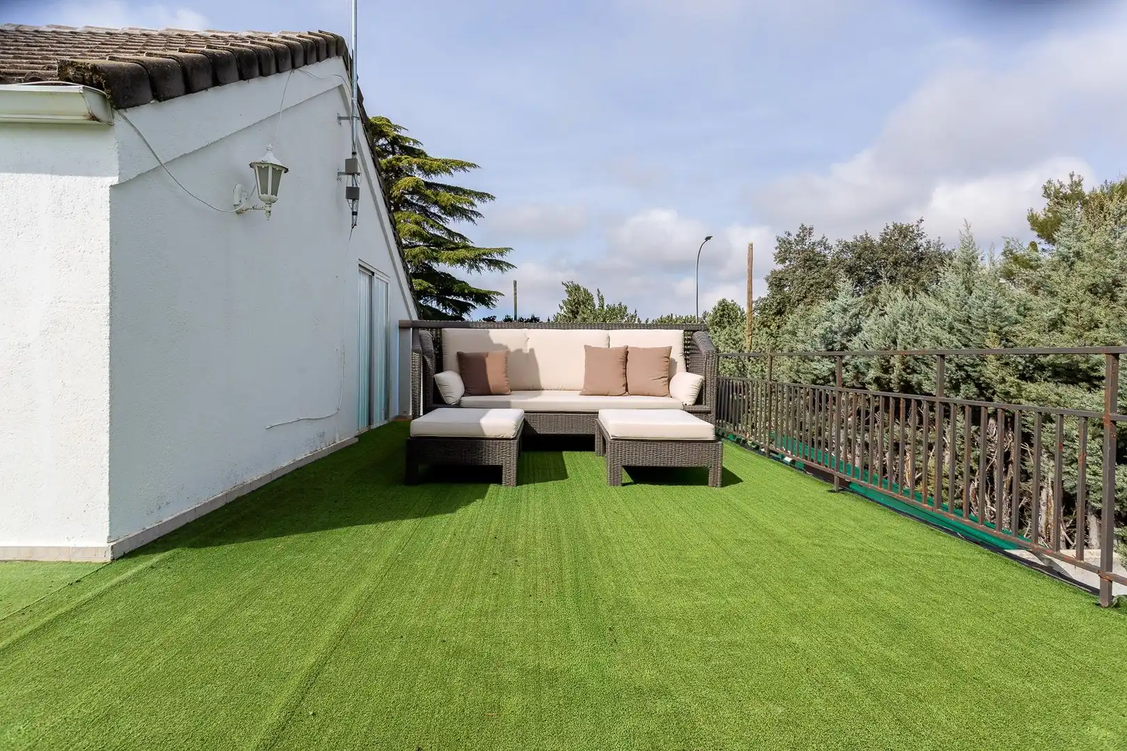 Terraza de Casa o chalet en venta en Villar del Olmo con Calefacción, Jardín privado y Terraza