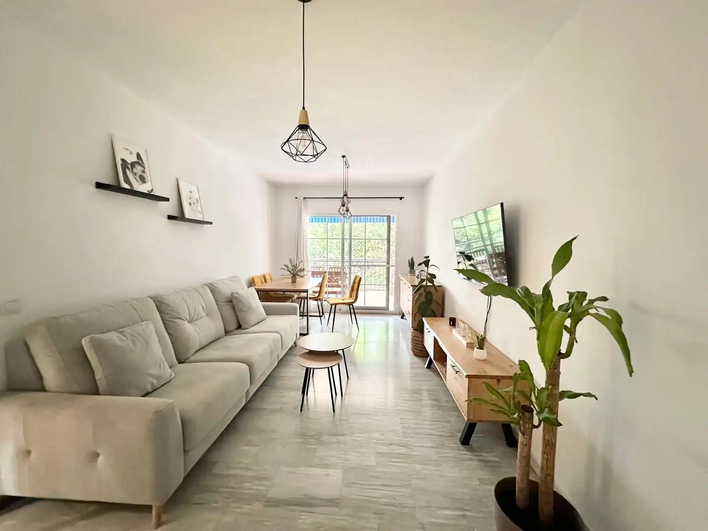 Living room of Flat for sale in Mijas  with Community pool