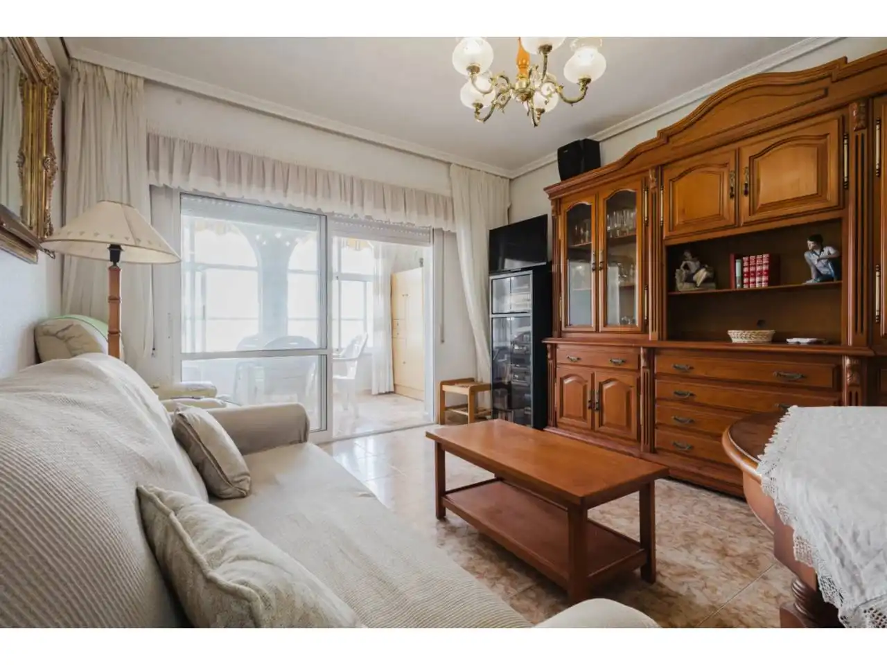 Sala de estar de Apartamento en venta en Torrevieja con Aire acondicionado, Calefacción y Terraza