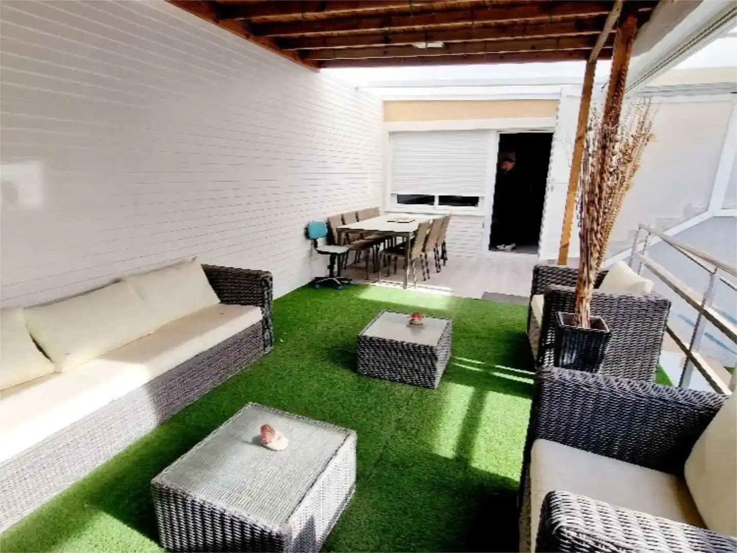 Terrassa de Casa o xalet en venda en Mazarrón amb Aire condicionat, Piscina i Balcó