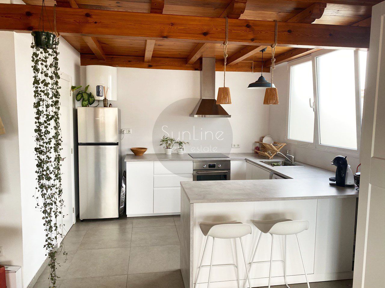 Cocina de Ático en venta en Llíria con Aire acondicionado, Terraza y Amueblado