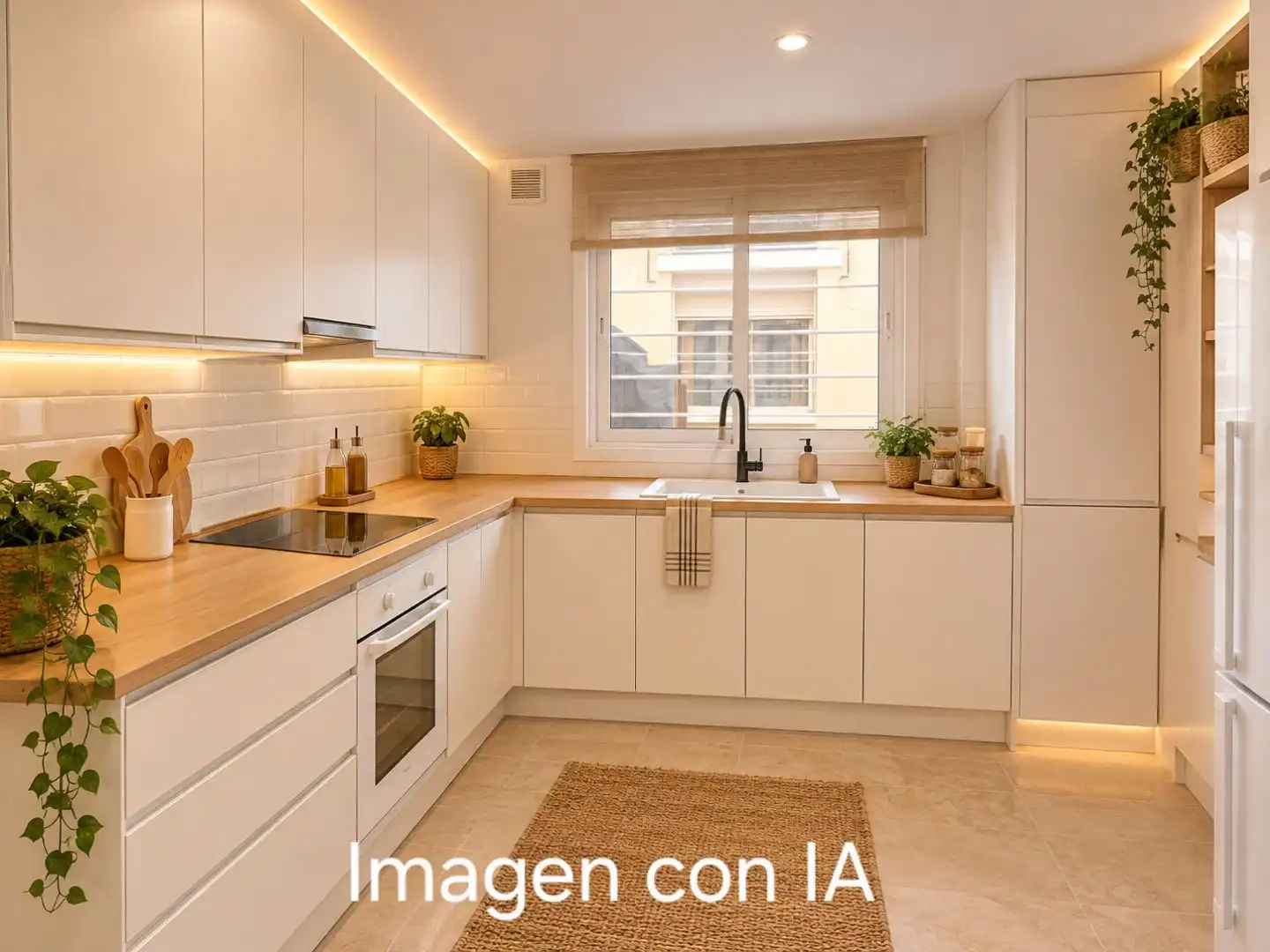 Cuina de Pis en venda en Sabadell amb Aire condicionat, Terrassa i Balcó