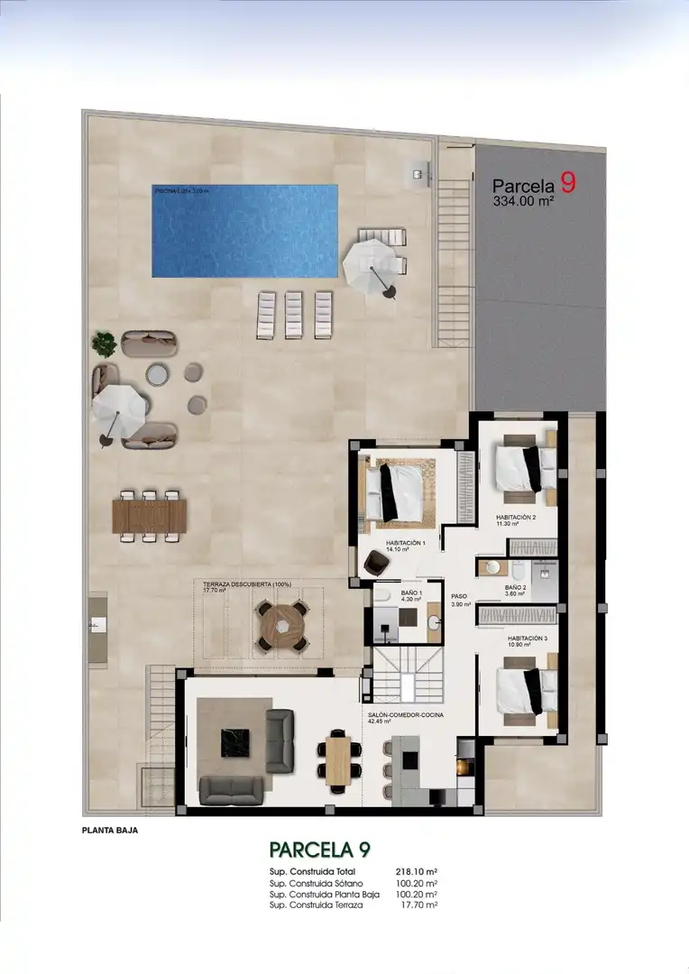 House with pool for sale in Calle Castellón, imagen 5