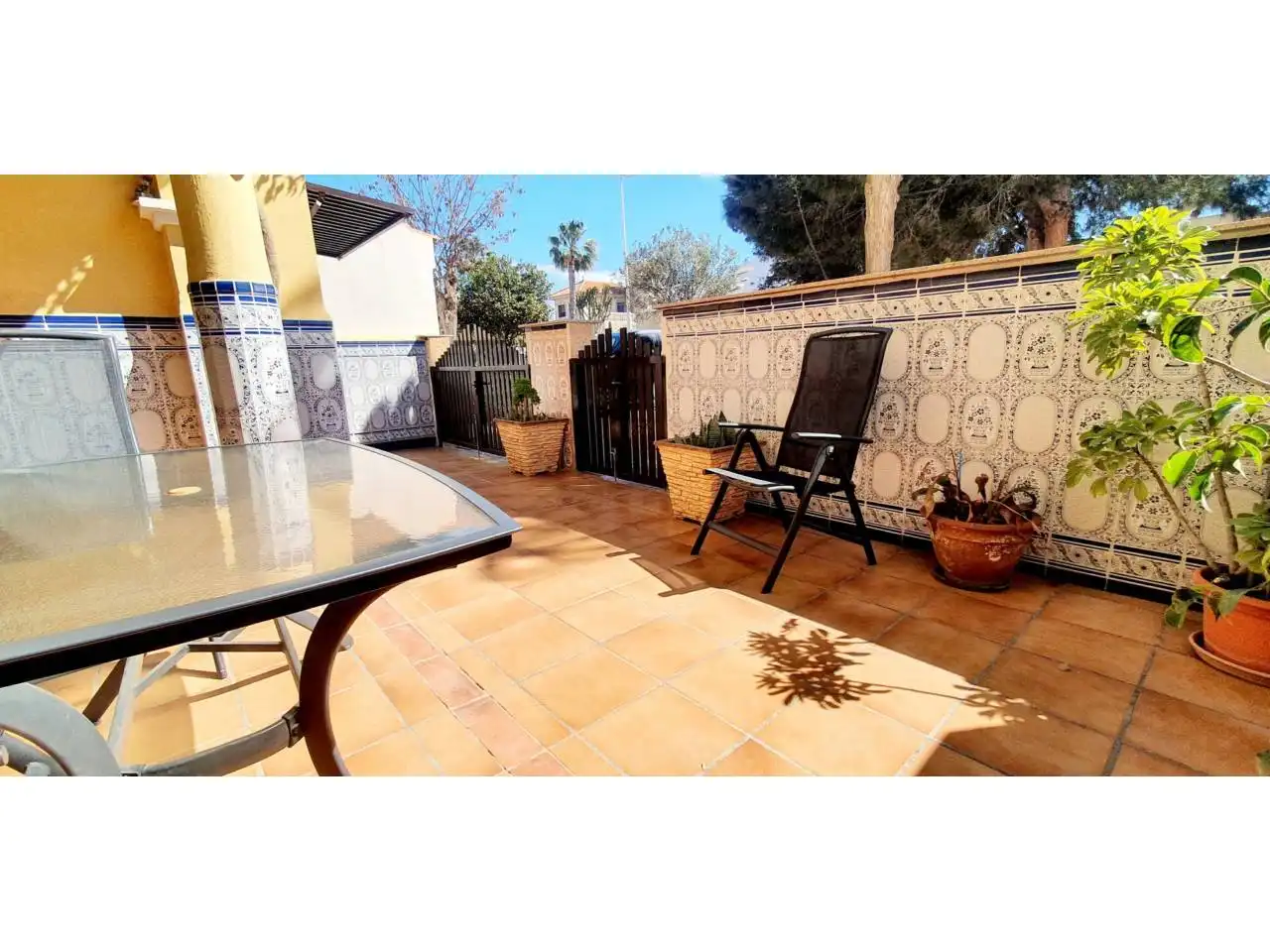 Terrace of Detached homes for sale in Roquetas de Mar  with Terrace, Furnished and Community pool