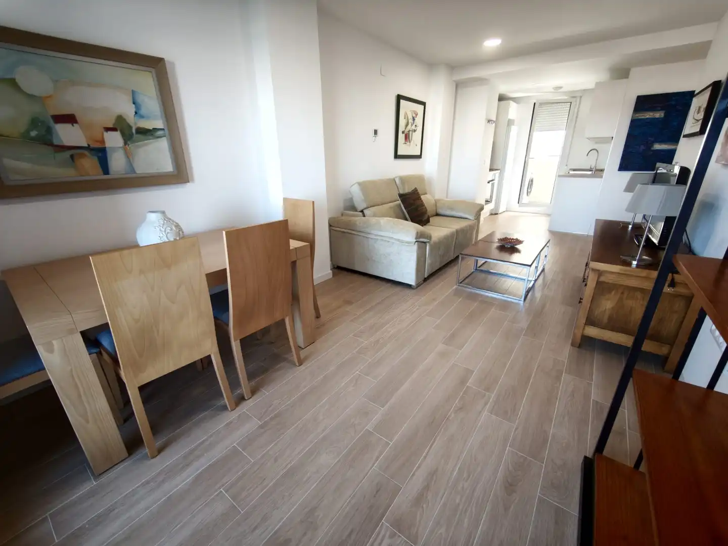 Living room of Flat for rent in Albacete  with Air Conditioner, Heating and Storage room