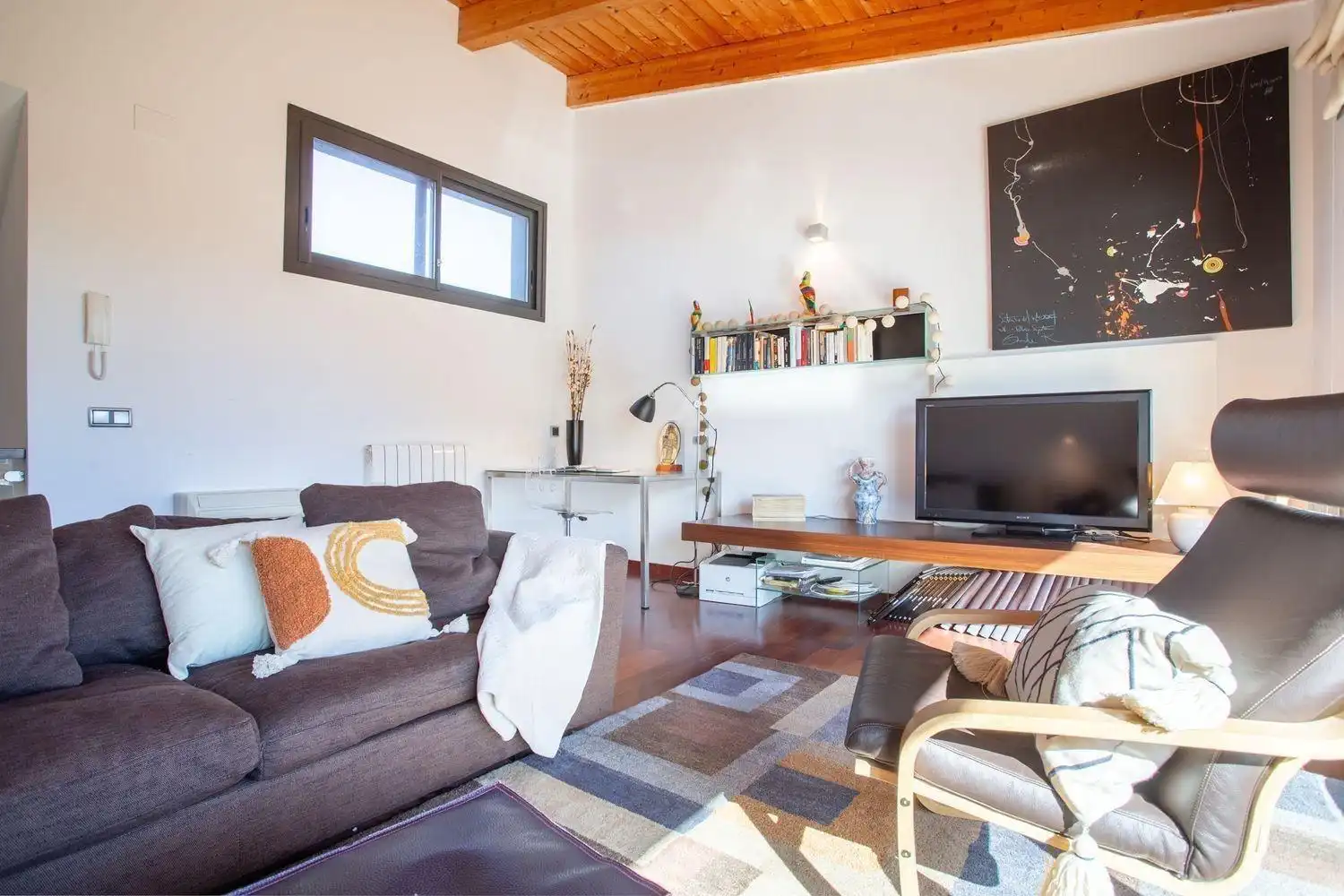 Sala d'estar de Casa adosada en venda en Castellvell del Camp amb Calefacció