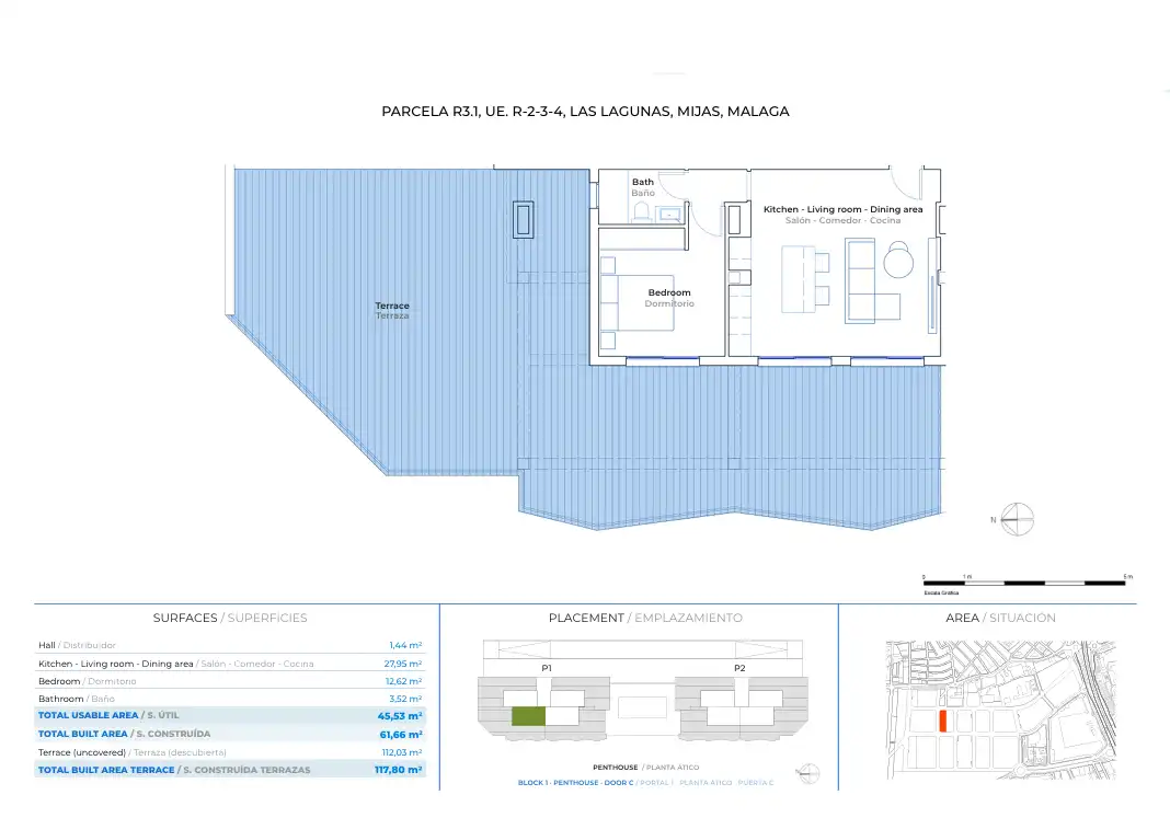 Ático con terraza en venta en Las Lagunas, imagen 10