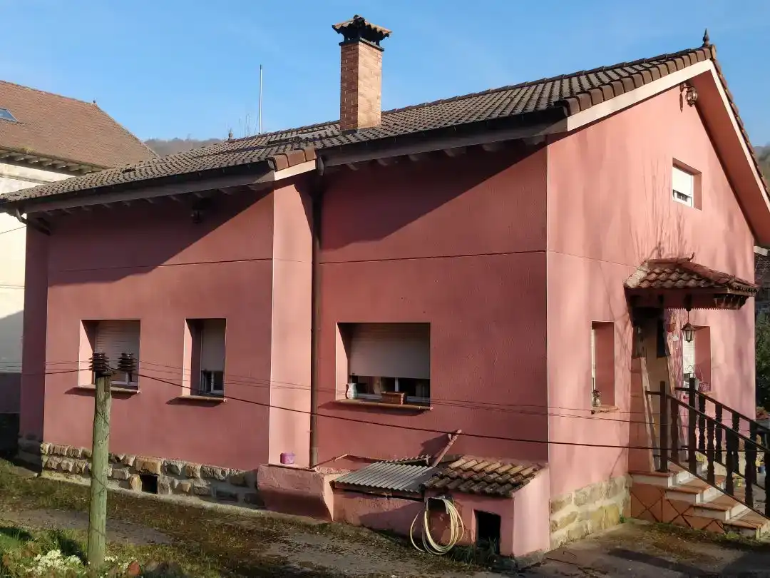Vista exterior de Piso en venta en Siero