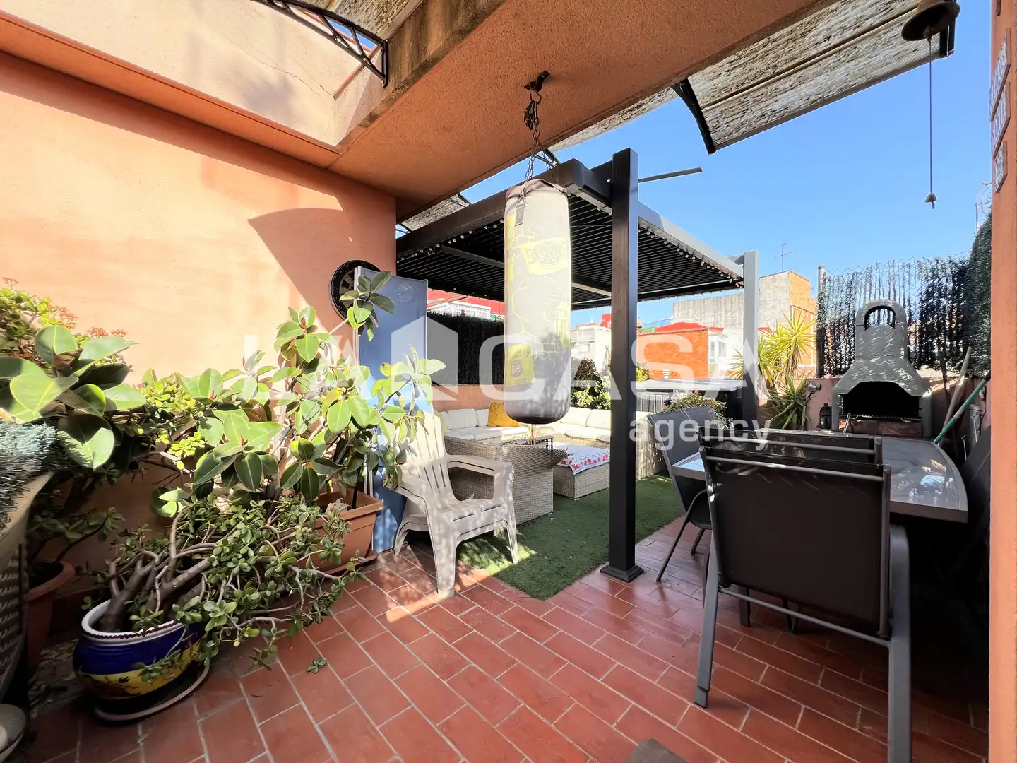 Terrace of Flat for sale in Badalona  with Terrace and Balcony