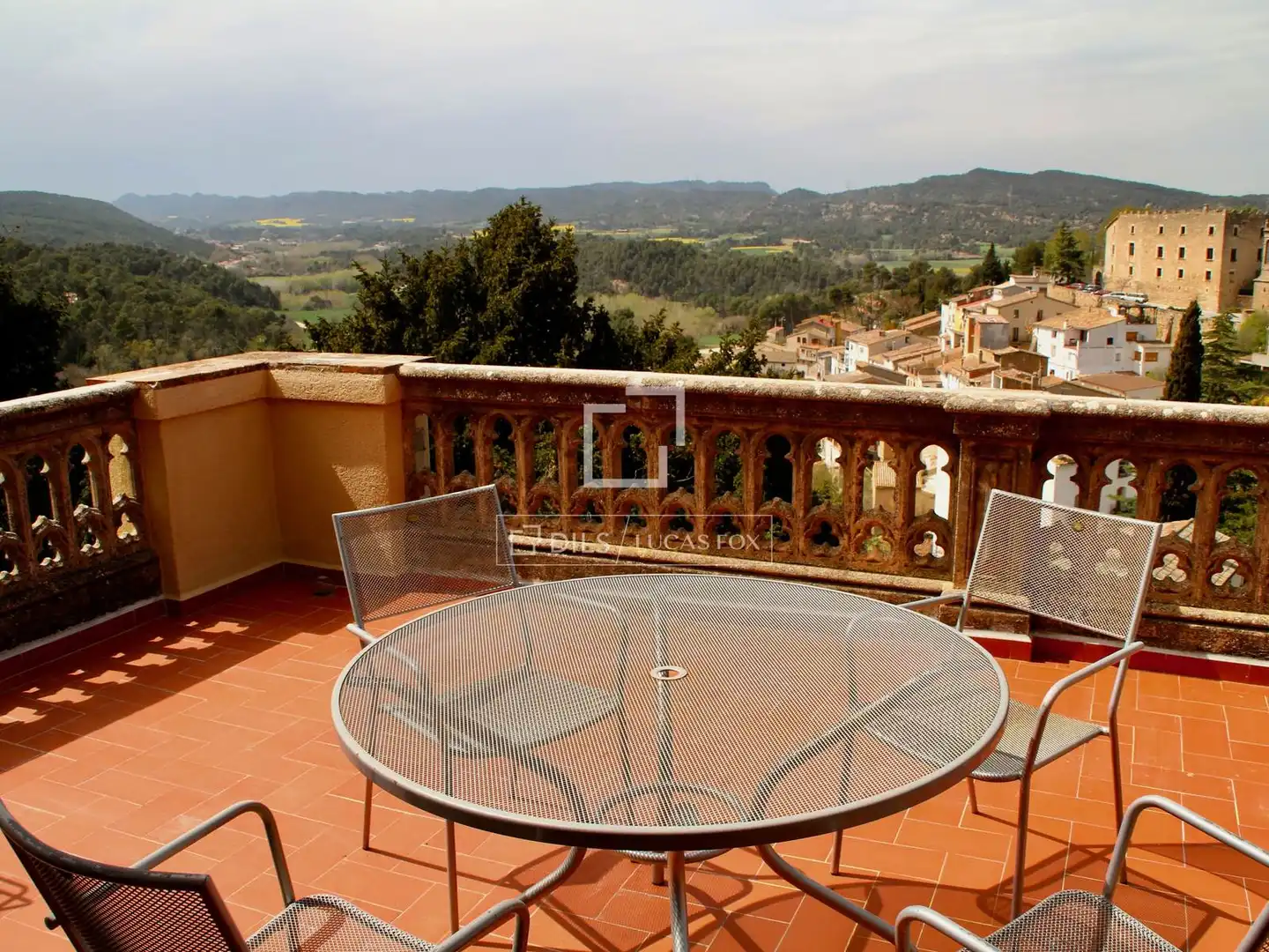 Terrace of Country homes for sale in La Torre de Claramunt  with Air Conditioner, Heating and Private garden