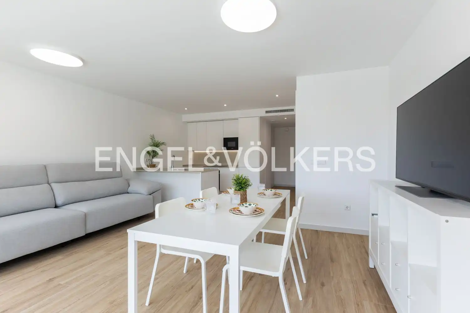 Dining room of Flat for rent in Jávea / Xàbia  with Air Conditioner, Heating and Terrace