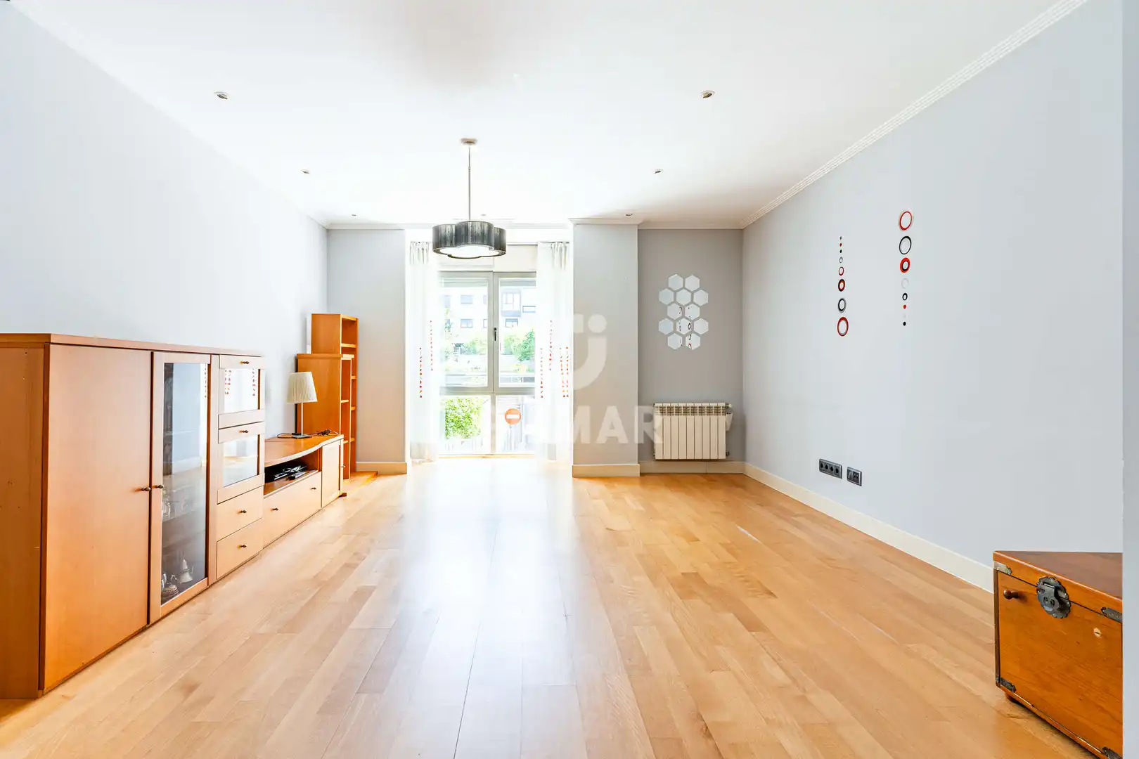 Living room of Flat for sale in Madrid  with Heating, Private garden and Storage room