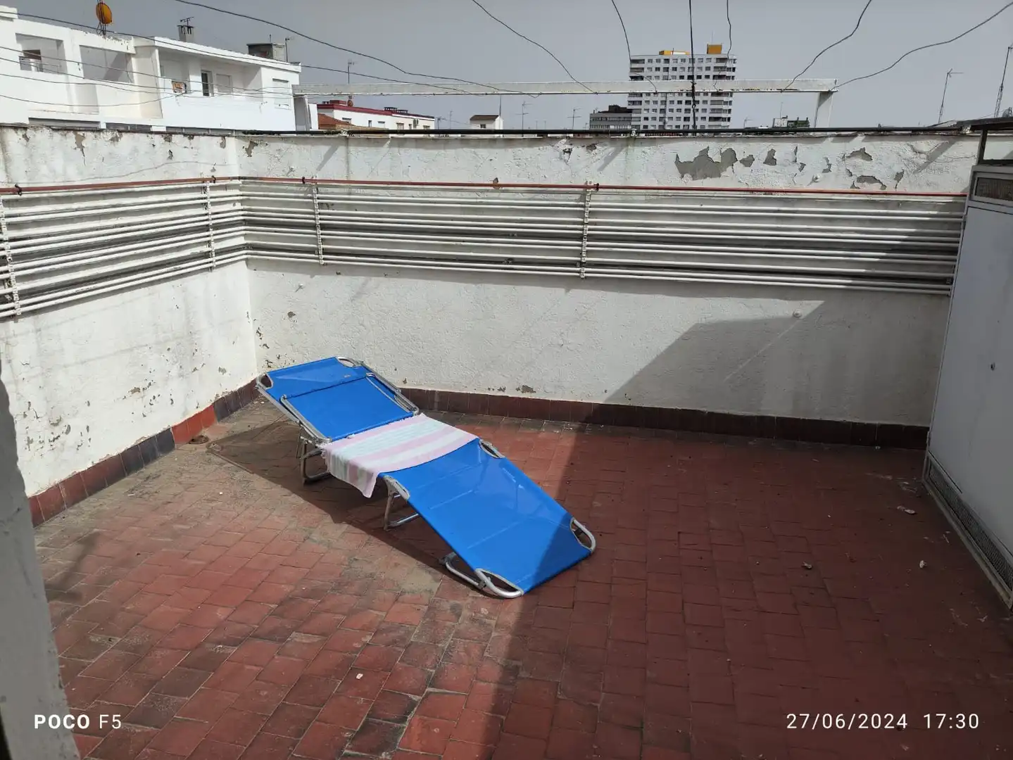 Terraza de Piso de alquiler en Zaragoza con Calefacción, Parquet y Amueblado