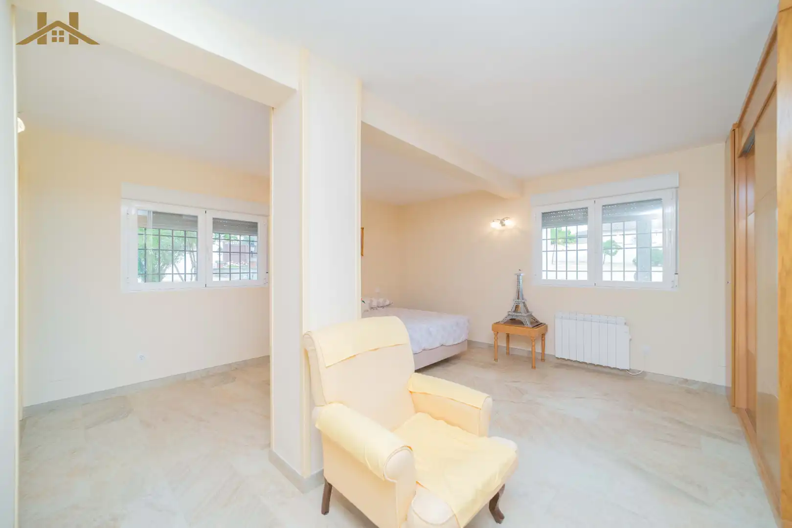 Habitación de Casa o chalet en venta en Aldea del Fresno con Aire acondicionado, Calefacción y Jardín privado