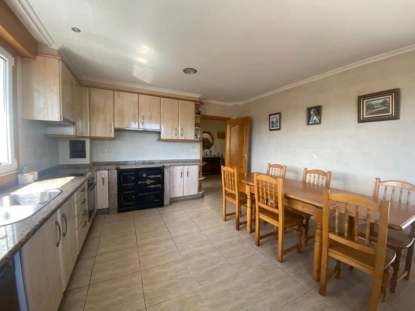 Cocina de Casa o chalet en venta en O Irixo con Calefacción, Jardín privado y Parquet