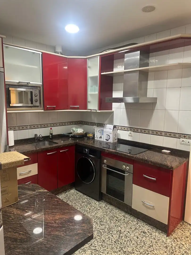 Kitchen of Apartments for rent in Granada  with Air Conditioner, Heating and Furnished