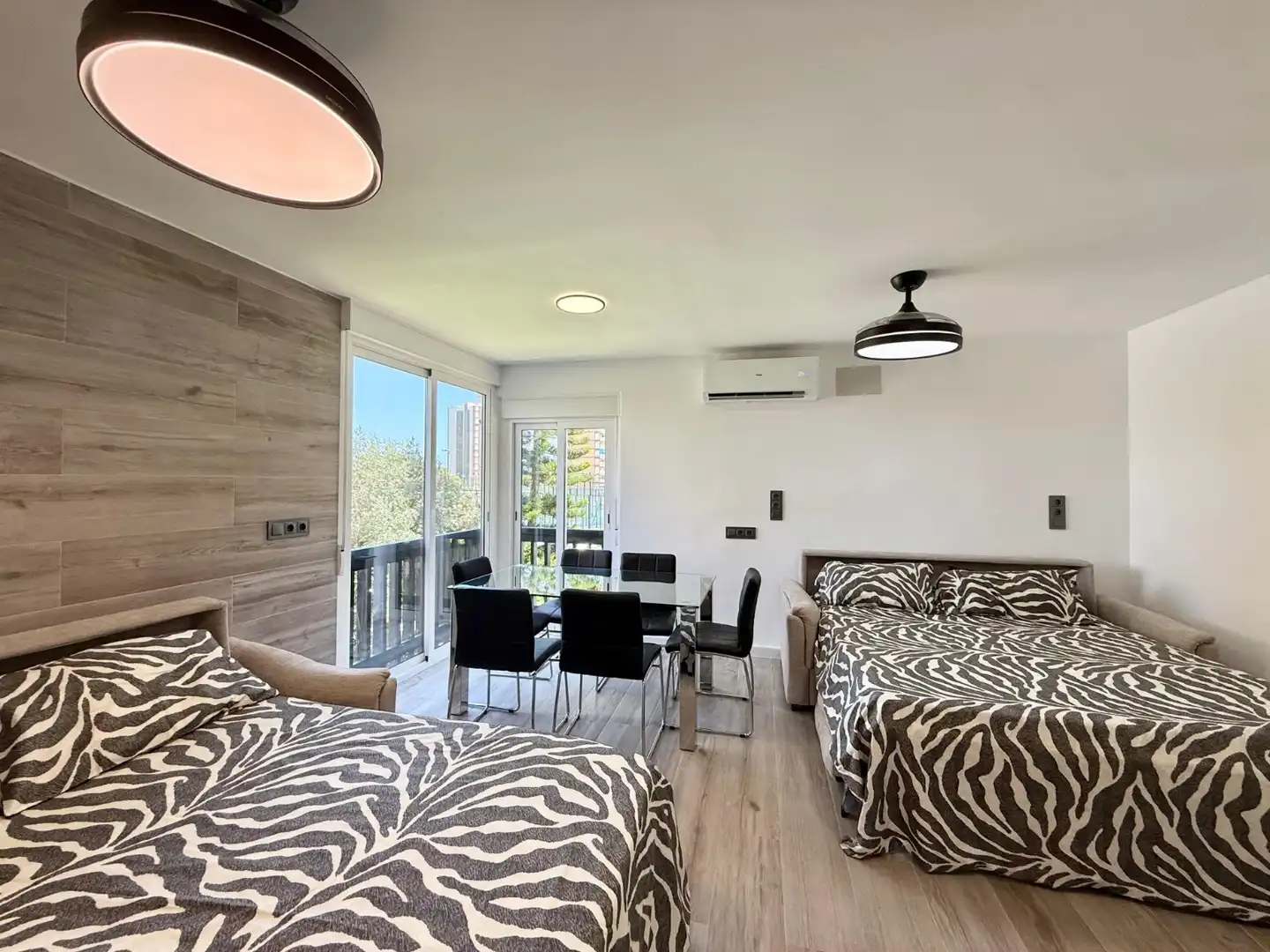 Sala de estar de Estudio de alquiler en Orihuela con Aire acondicionado, Calefacción y Amueblado