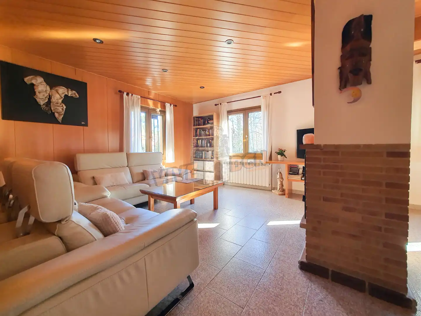 Sala de estar de Casa o chalet en venta en Sant Celoni con Aire acondicionado, Calefacción y Jardín privado