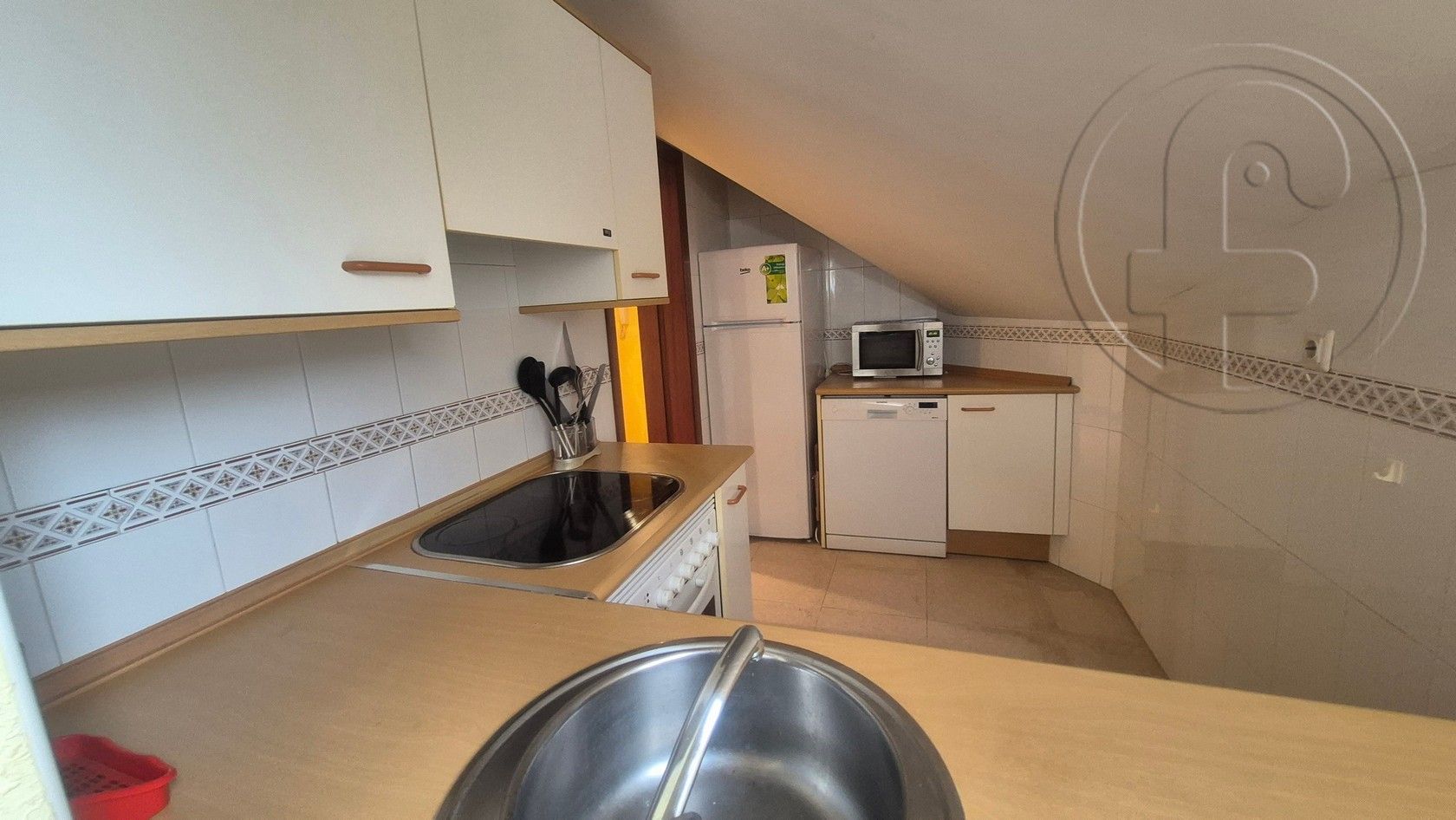Kitchen of Apartment to rent in Santander  with Heating, Parquet flooring and Furnished