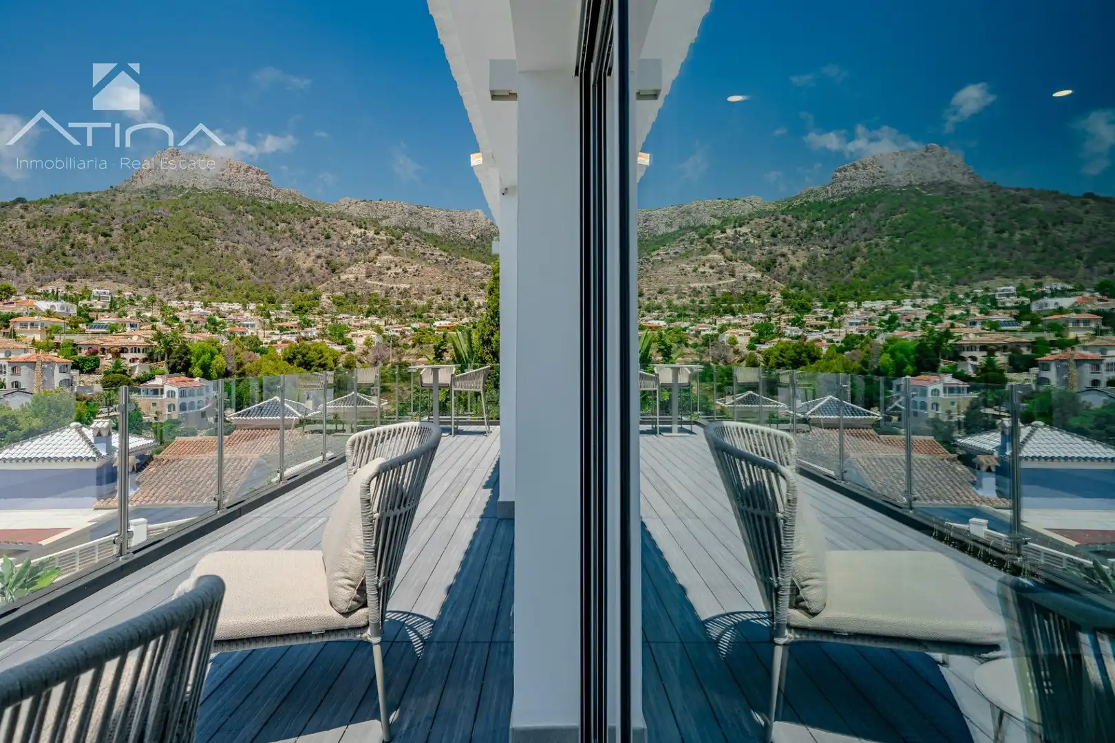 Terrassa de Casa o xalet en venda en Calpe / Calp amb Aire condicionat, Calefacció i Jardí privat