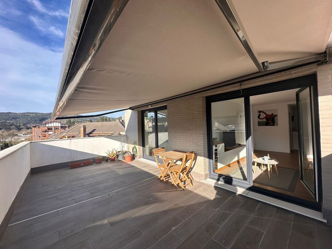 Terrace of Flat for sale in Usansolo  with Heating, Terrace and Storage room