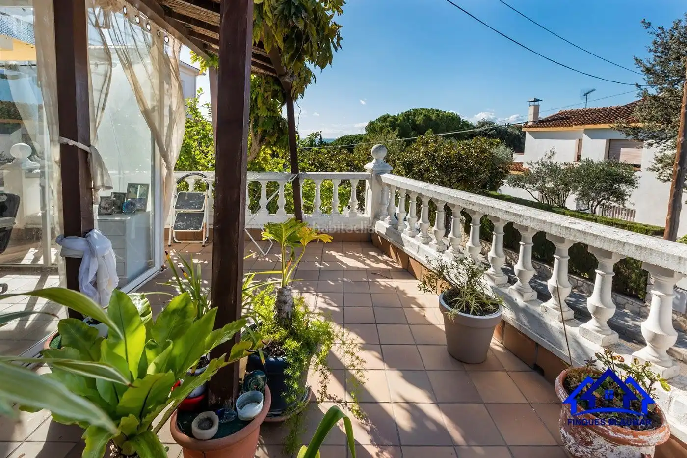 Terraza de Casa o chalet en venta en Arenys de Mar con Jardín privado, Trastero y Piscina