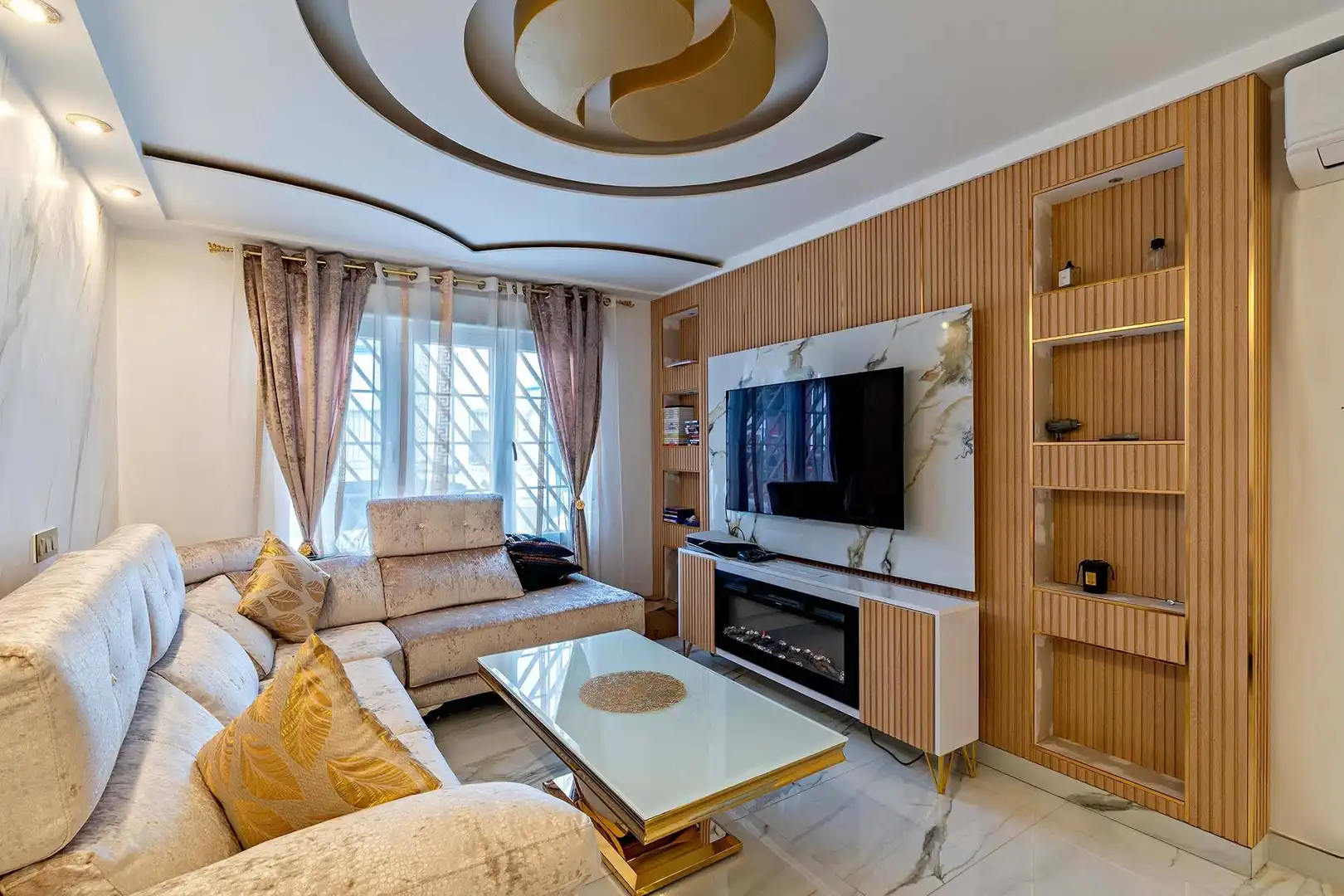 Living room of Houses for sale in Roquetas de Mar  with Air Conditioner and Terrace