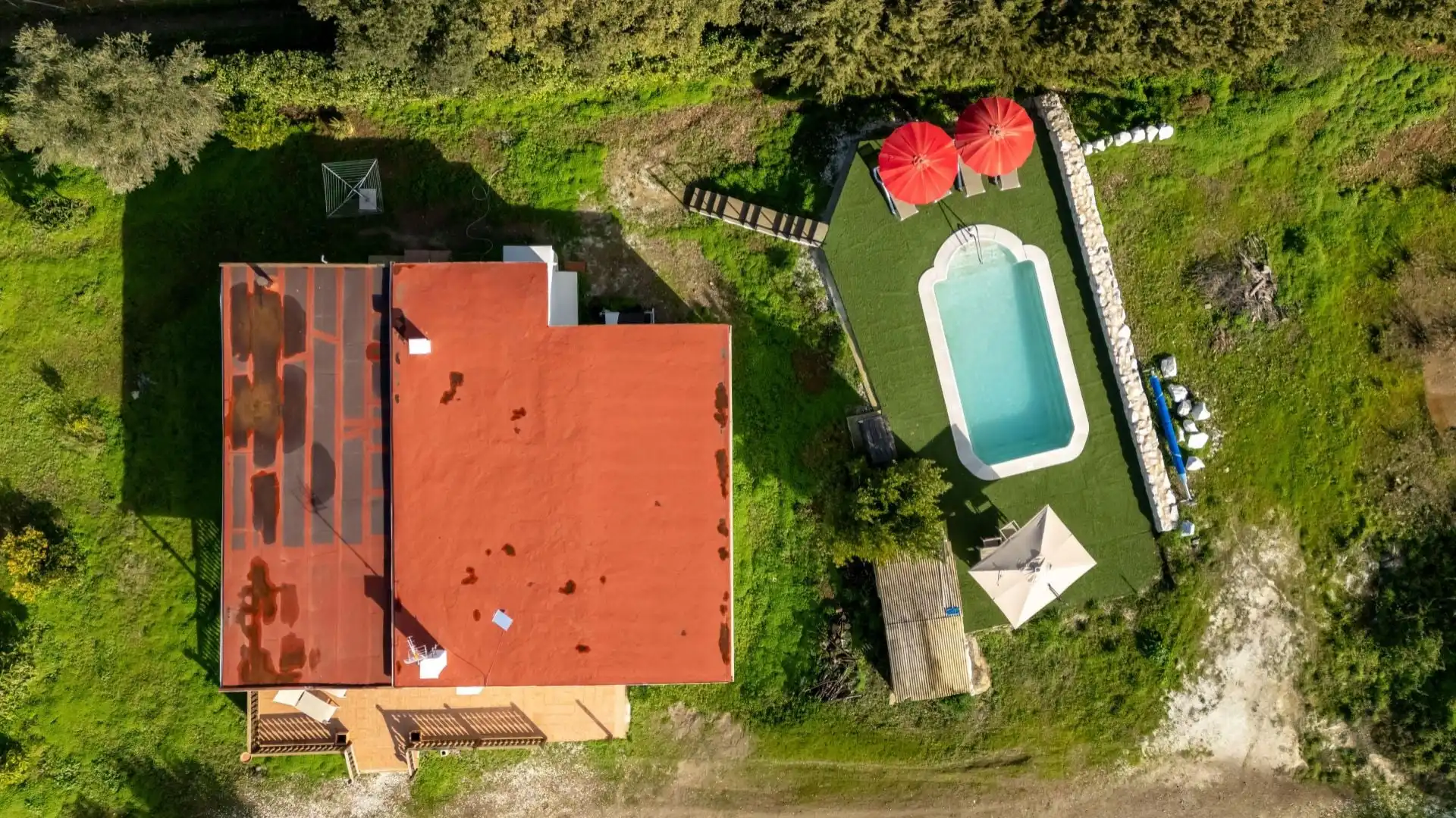 Piscina de Finca rústica en venta en Monda con Trastero y Piscina