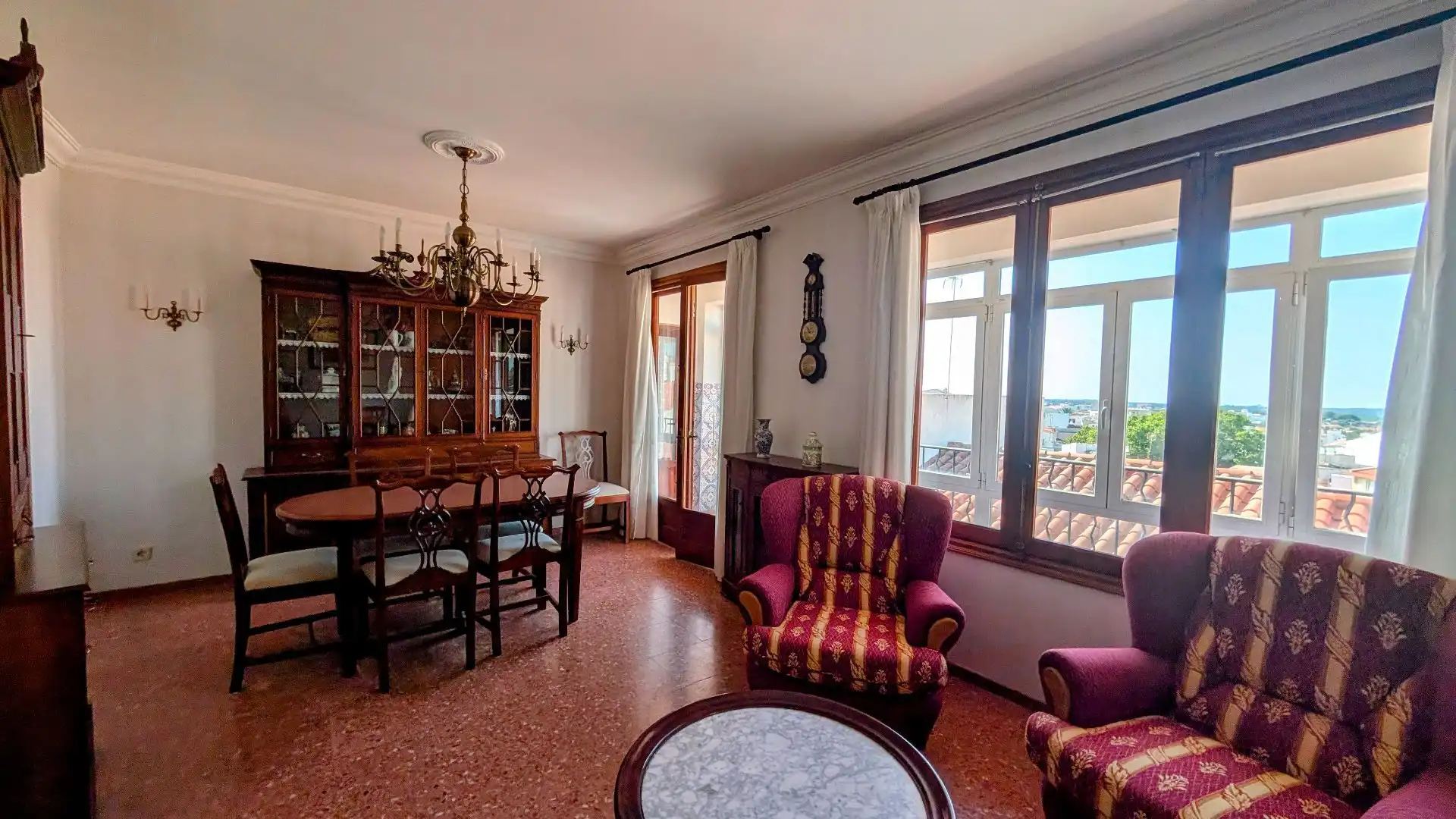 Dining room of Flat for rent in Alaior  with Private garden and Furnished