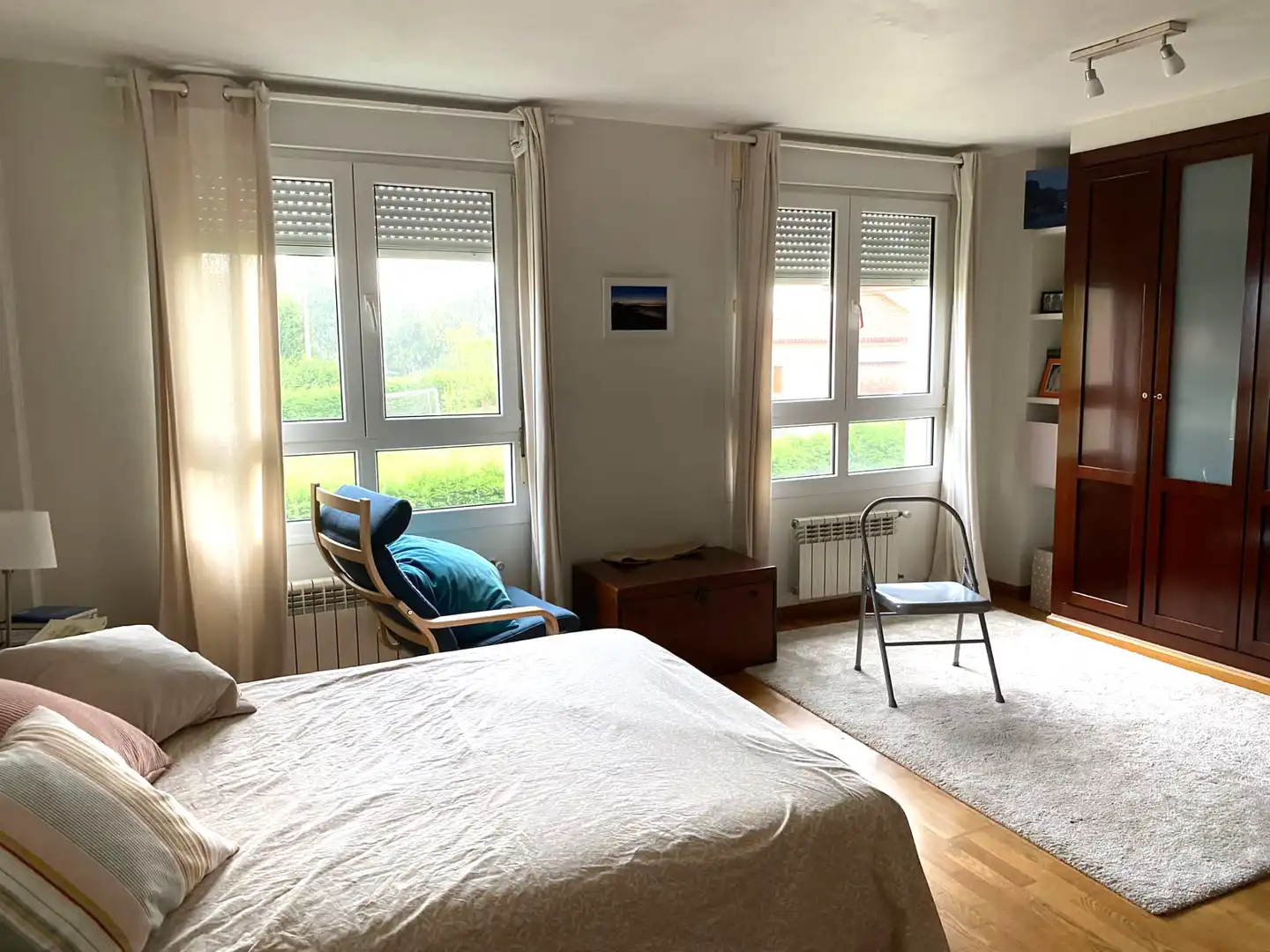 Bedroom of Houses for sale in Castrillón  with Heating, Private garden and Parquet flooring
