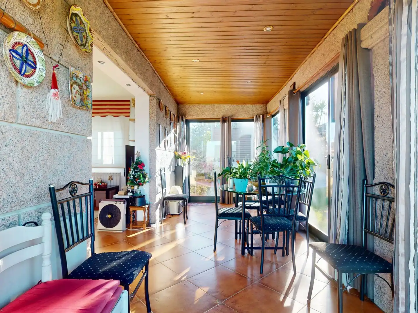 Dining room of Houses for sale in Vigo   with Heating, Private garden and Storage room