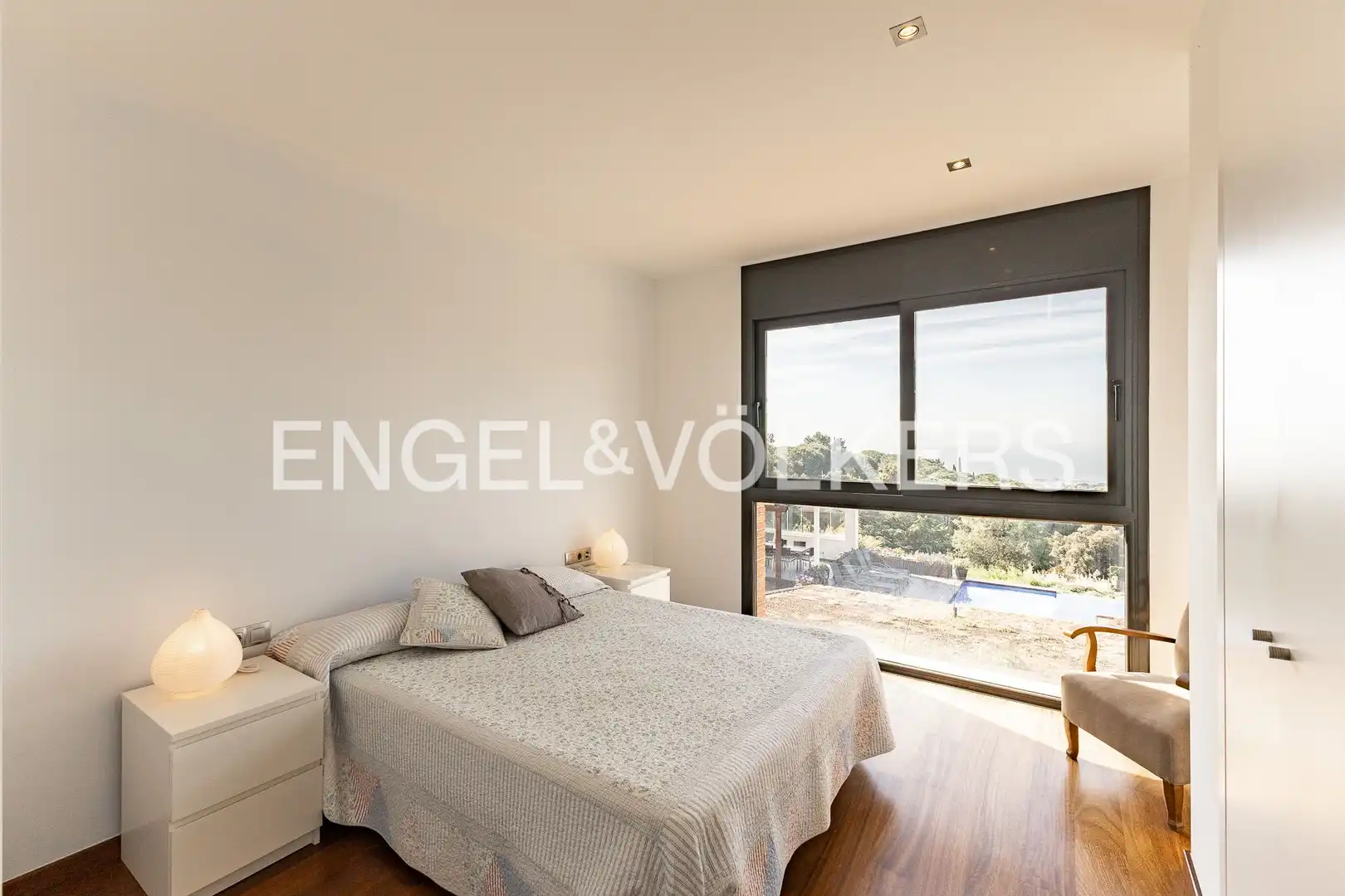 Bedroom of Houses for rent in Sant Andreu de Llavaneres  with Air Conditioner, Heating and Private garden
