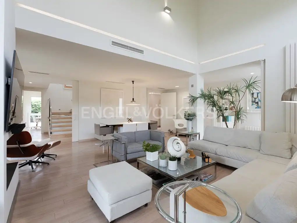 Living room of Houses for rent in Bétera  with Air Conditioner, Heating and Private garden
