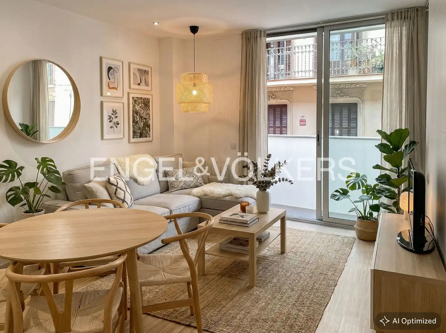 Sala d'estar de Pis en venda en Barcelona amb Aire condicionat, Calefacció i Parquet