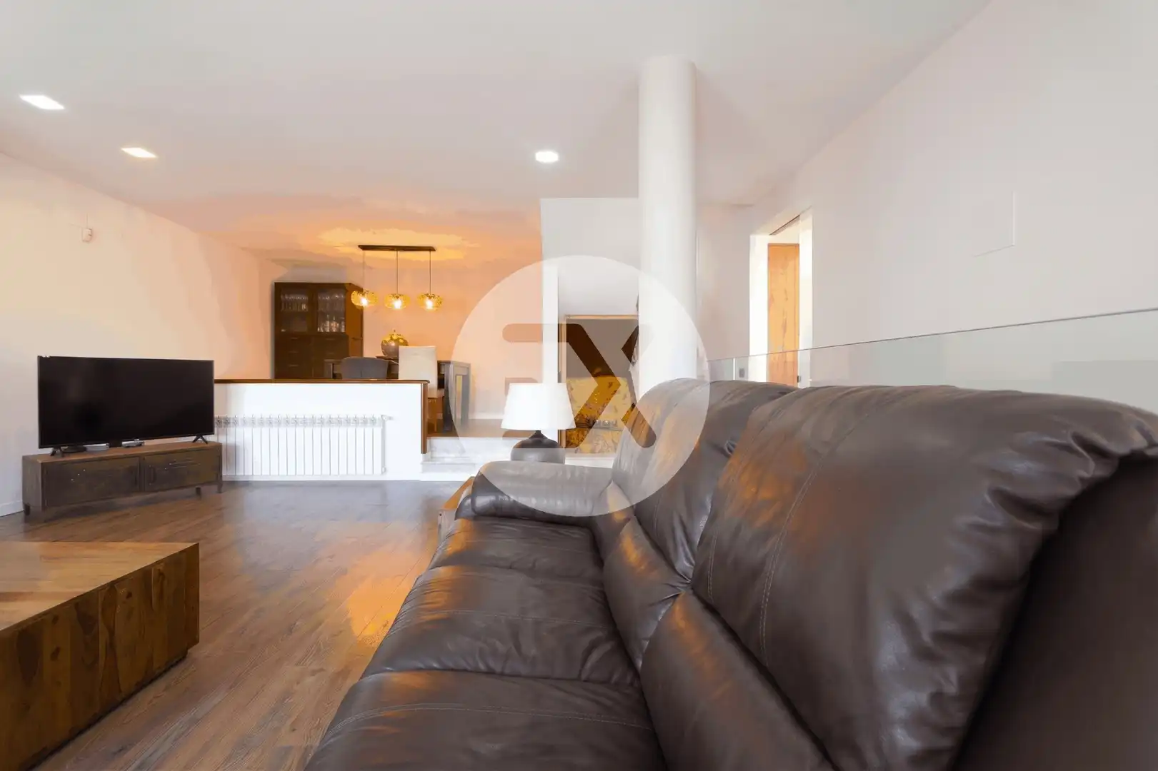 Sala de estar de Casa o chalet en venta en Sant Boi de Llobregat con Aire acondicionado, Calefacción y Jardín privado