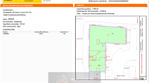 Foto 2 de Pis en venda a Manuel de Falla, 1 1ºi, Zona Norte - Hospital - Urbanizaciones, Plasencia