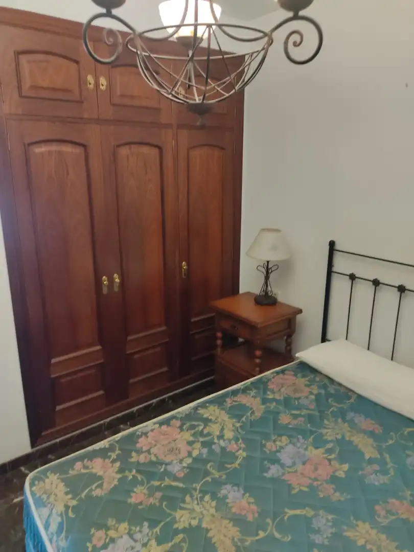 Bedroom of Apartments for rent in Almendralejo  with Air Conditioner, Terrace and Furnished