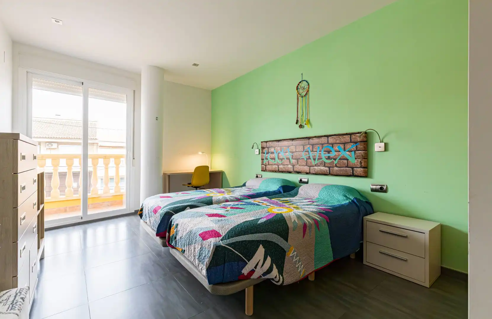 Habitación de Casa adosada en venta en Murcia con Aire acondicionado, Terraza y Trastero
