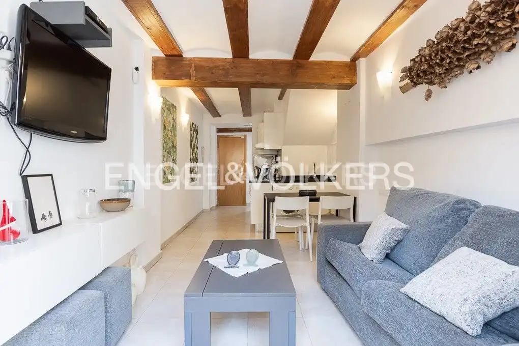Sala d'estar de Pis de lloguer en Valencia amb Aire condicionat, Calefacció i Terrassa