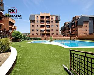 Exterior view of Flat for sale in  Granada Capital  with Heating, Parquet flooring and Terrace