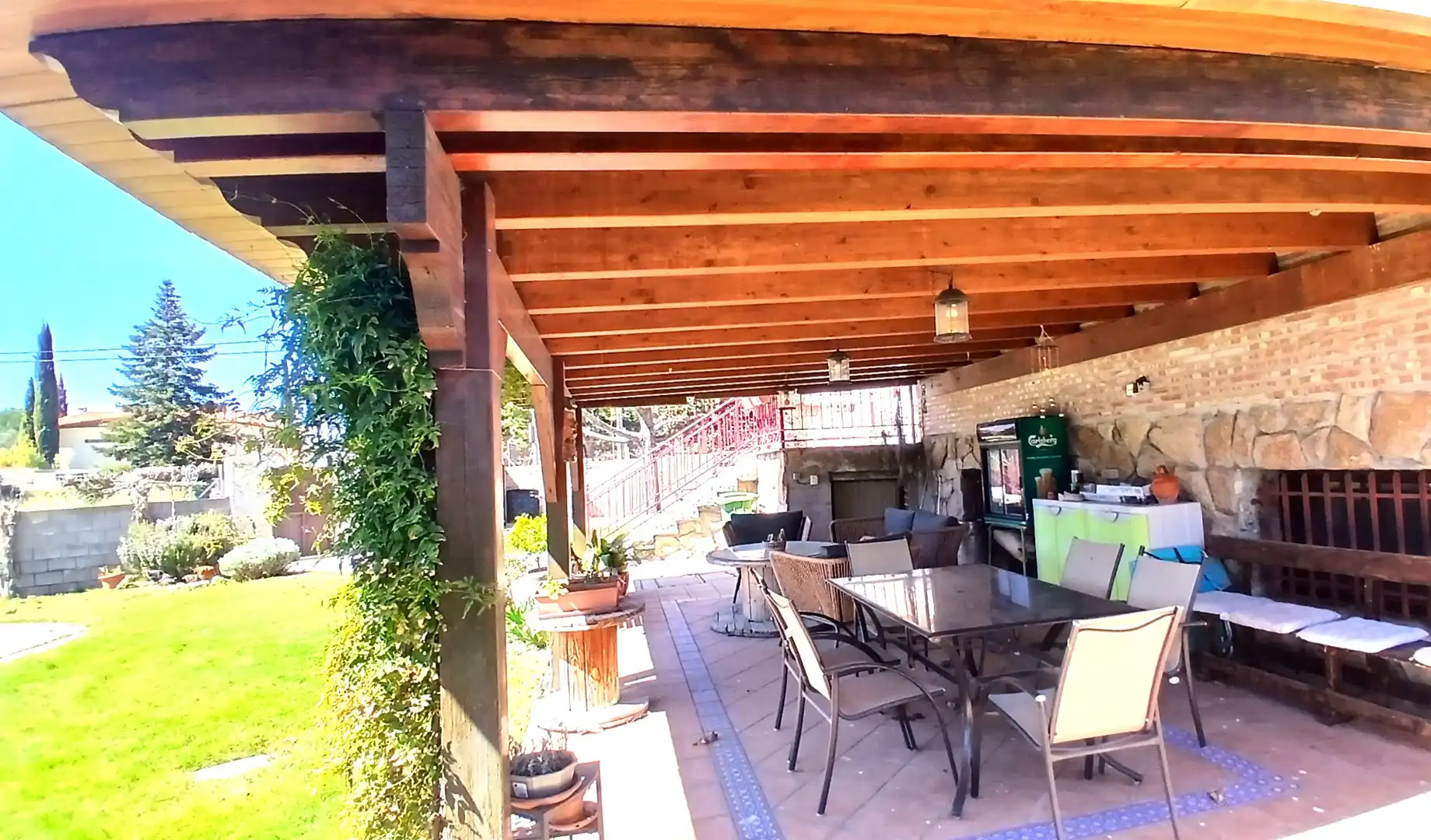 Terrassa de Casa o xalet en venda en Guadarrama amb Aire condicionat, Calefacció i Jardí privat