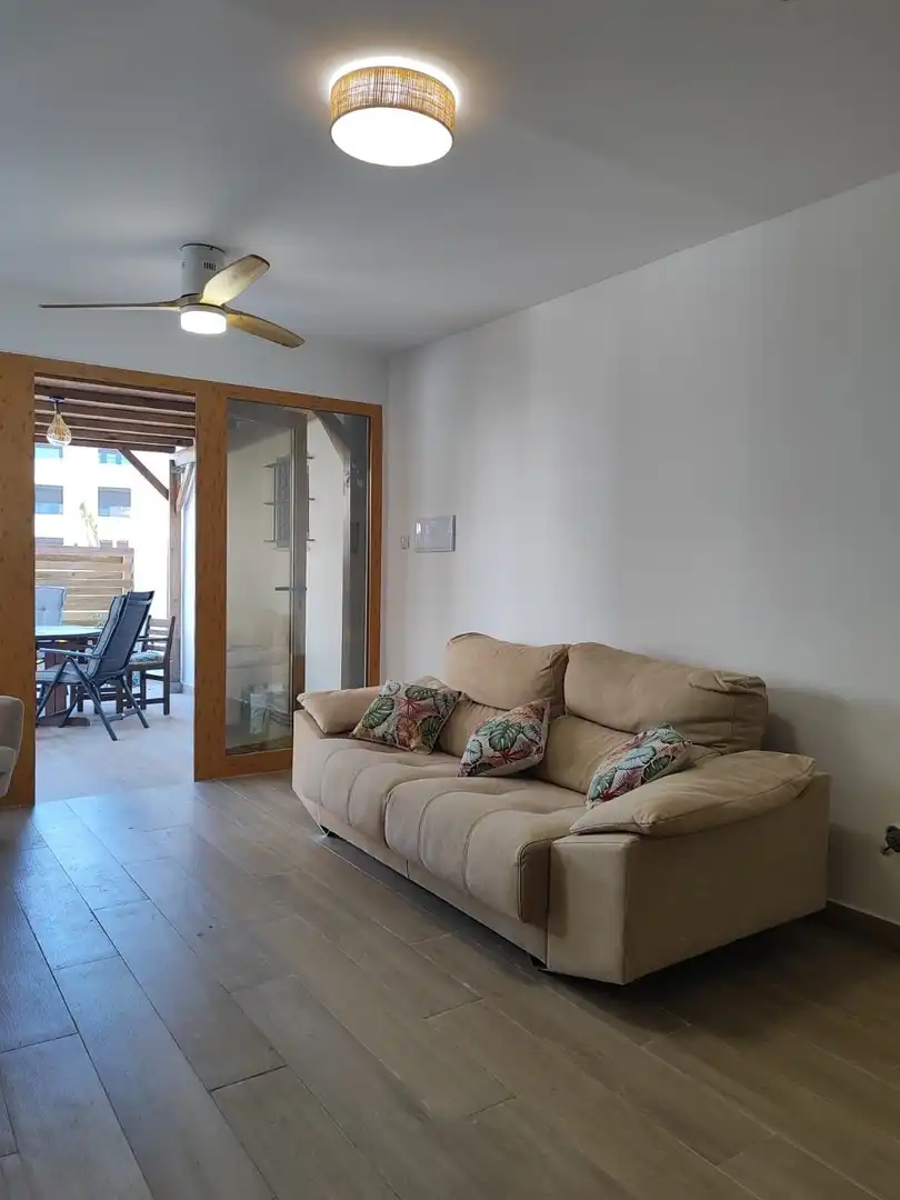 Living room of Flat for rent in Orihuela  with Air Conditioner, Heating and Private garden