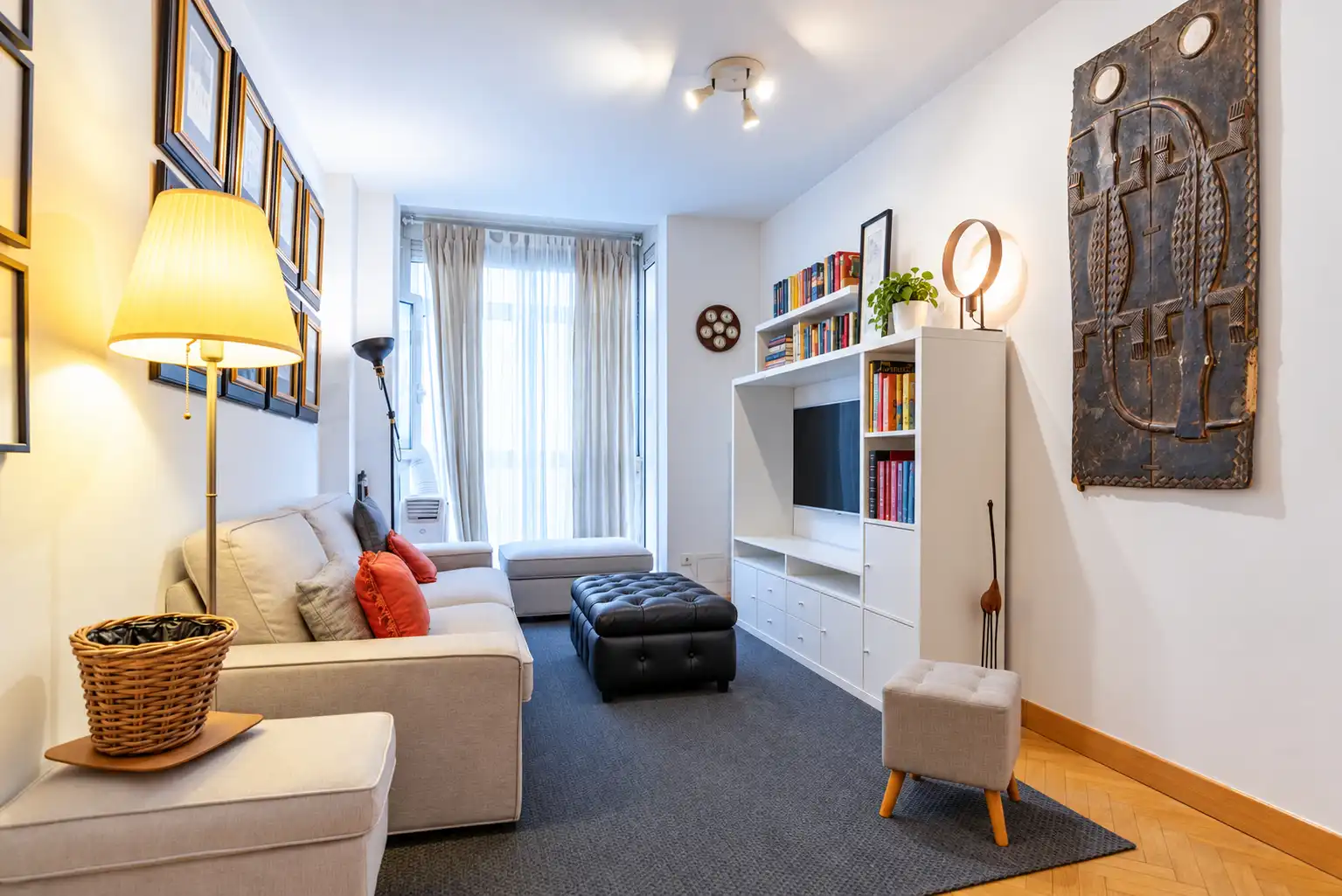 Sala d'estar de Apartament en venda en Barrio de Salamanca