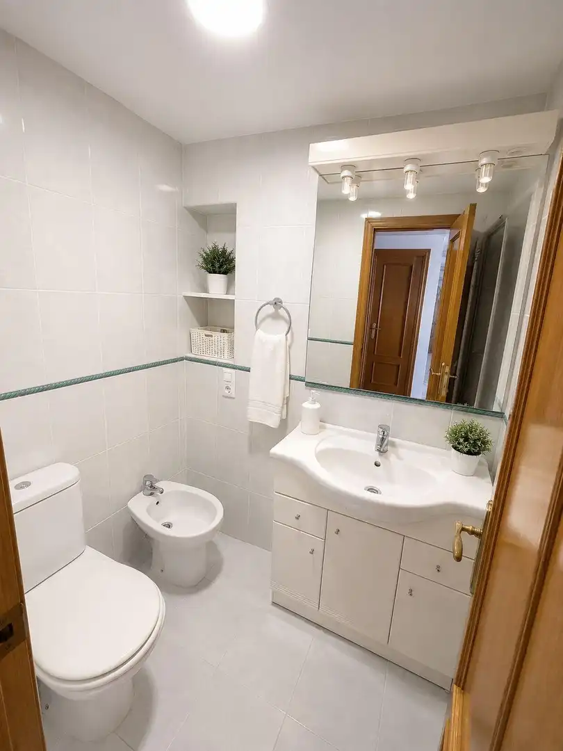 Bathroom of Apartments for sale in Gandia  with Air Conditioner, Heating and Terrace