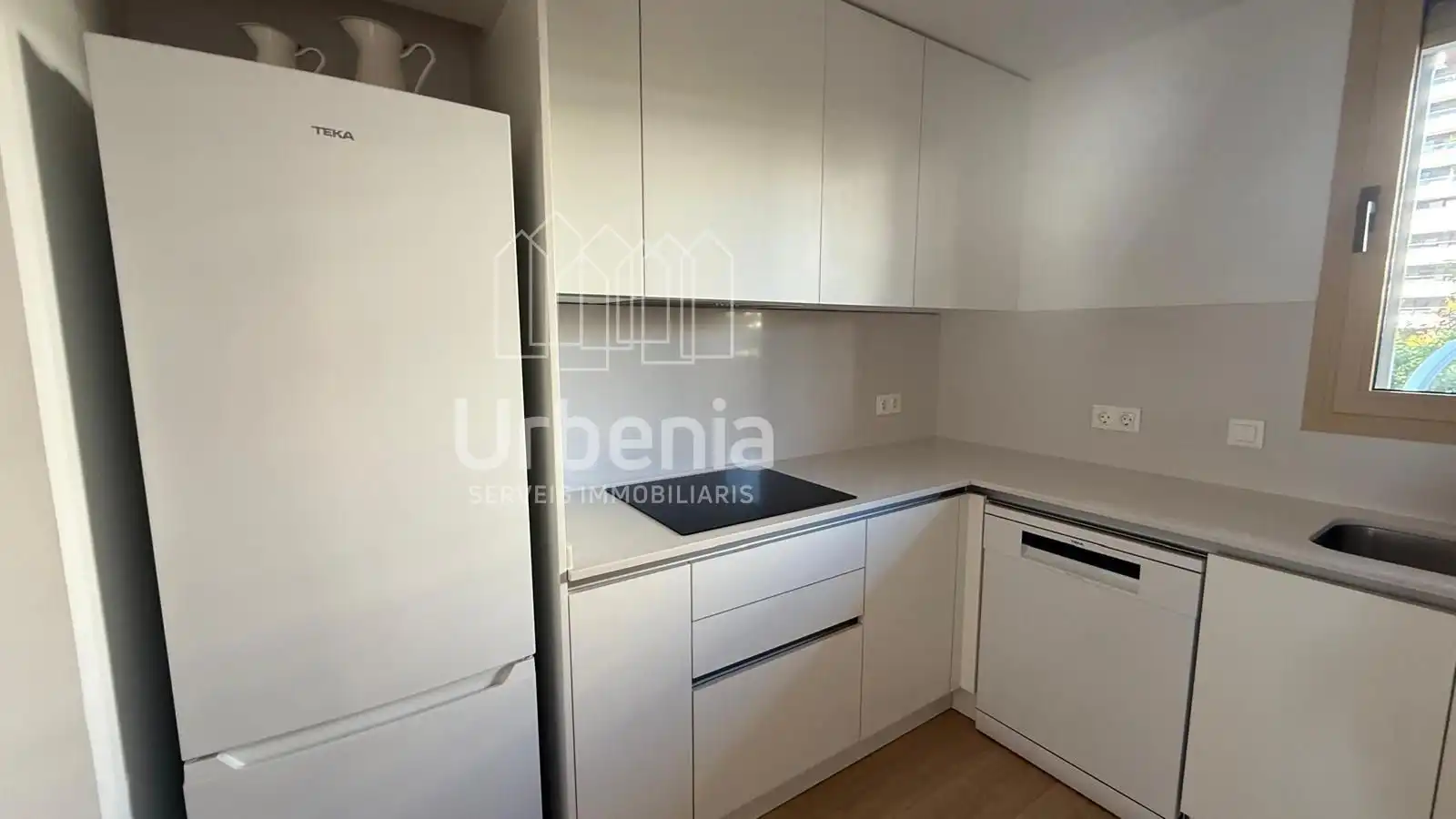 Küche von Wohnung zur Miete in Badalona mit Heizung und Terrasse